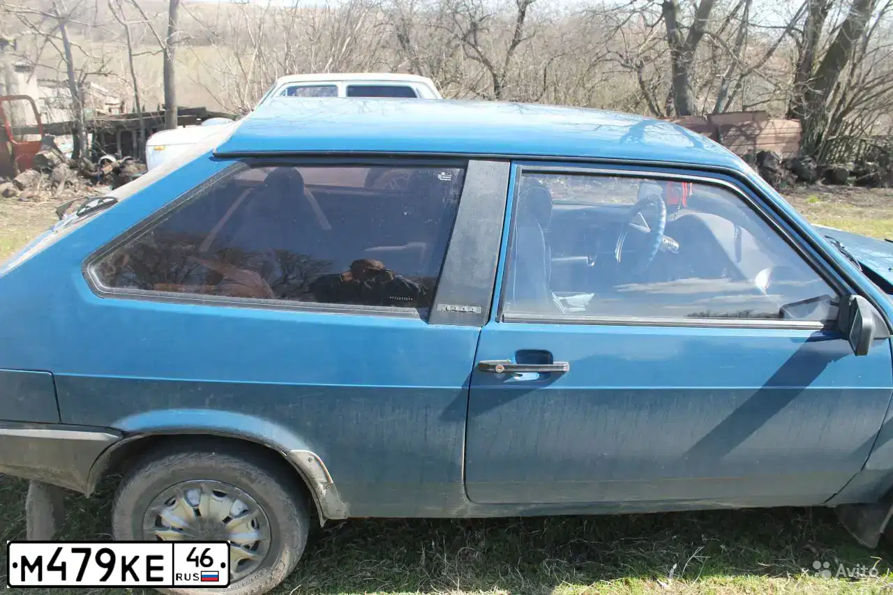 Фото автомобиля LADA 2108 SAMARA, 1994 — госномер М525МР07. Цвет: синий