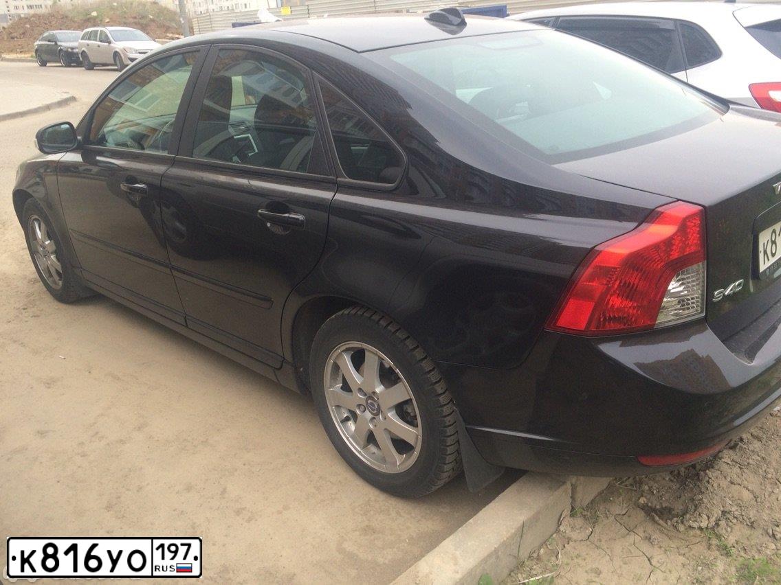 Фото автомобиля Volvo S40, 2012 — госномер К816УО197