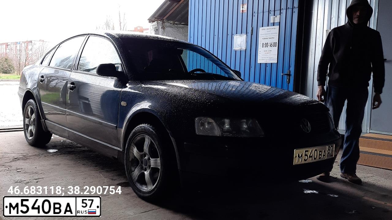 Фото автомобиля VOLKSWAGEN PASSAT, 1999 — госномер Е104МТ193