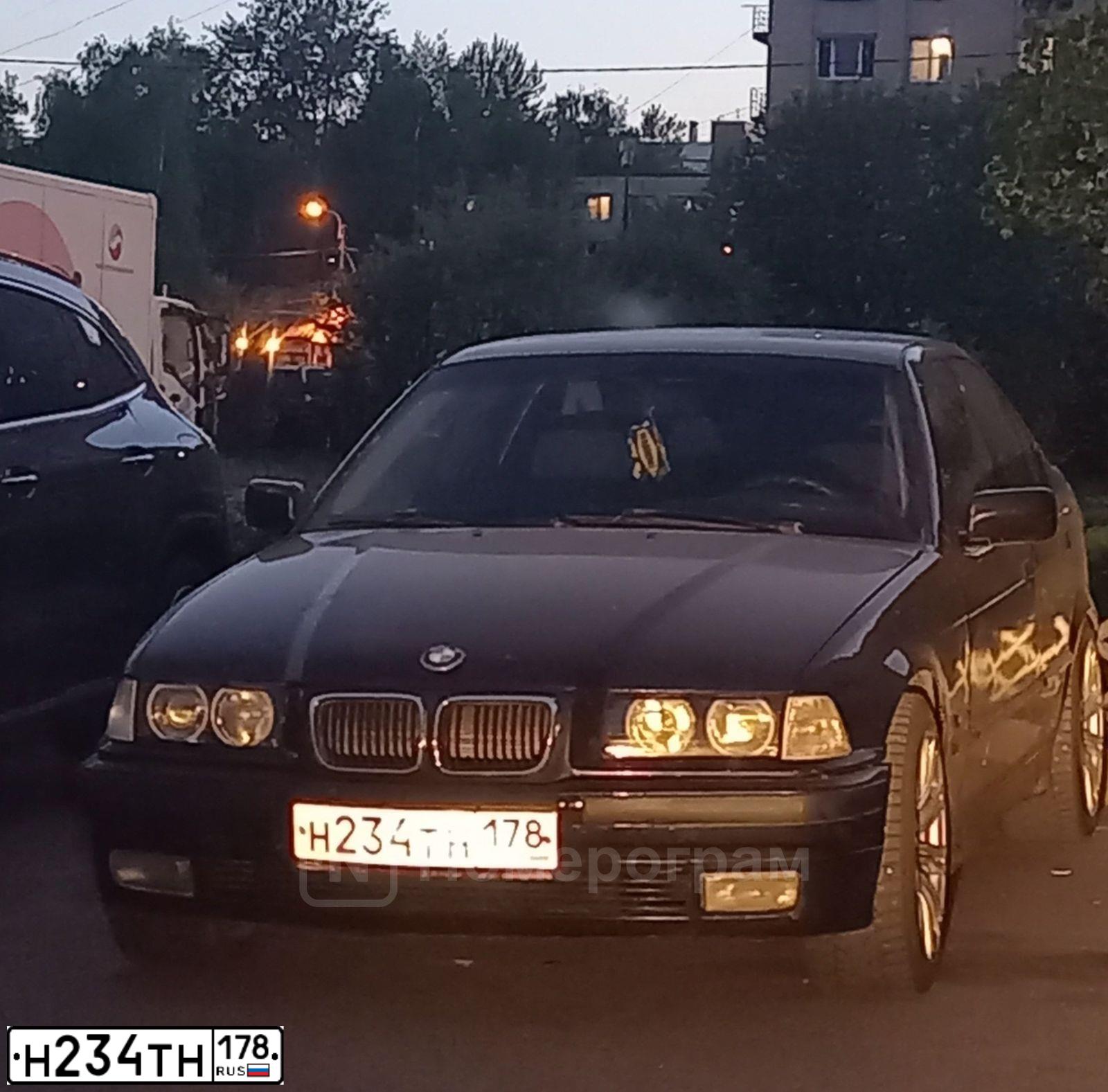 Фото автомобиля BMW 316, 1993 — госномер В527ТК09