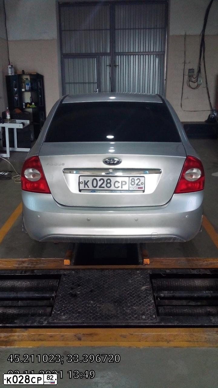 Фото автомобиля FORD FOCUS, 2008 — госномер М680ОА193. Цвет: СЕРЕБРИСТЫЙ