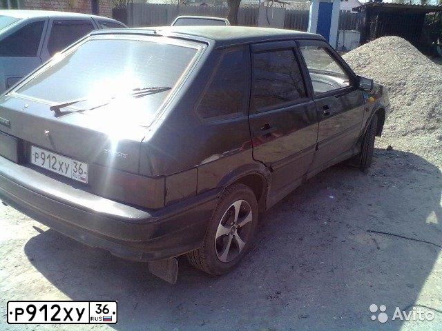 Фото автомобиля LADA 2114 SAMARA, 2009 — госномер С021СМ36. Цвет: Сине-Черный