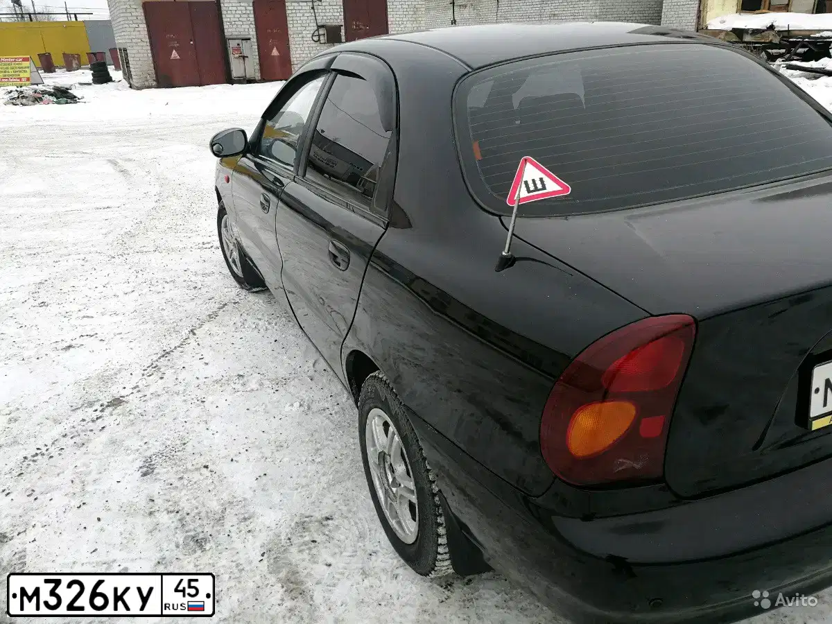 Фото автомобиля CHEVROLET LANOS, 2008 — госномер А836АР172. Цвет: ЧЕРНЫЙ