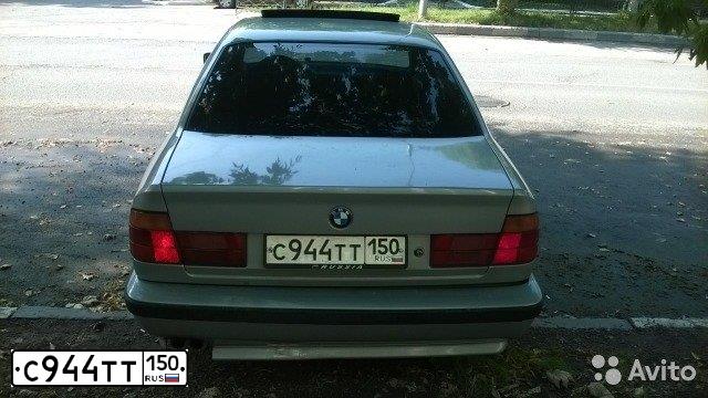 Фото автомобиля BMW 525, 1992 — госномер Т968ВО76. Цвет: СЕРЫЙ