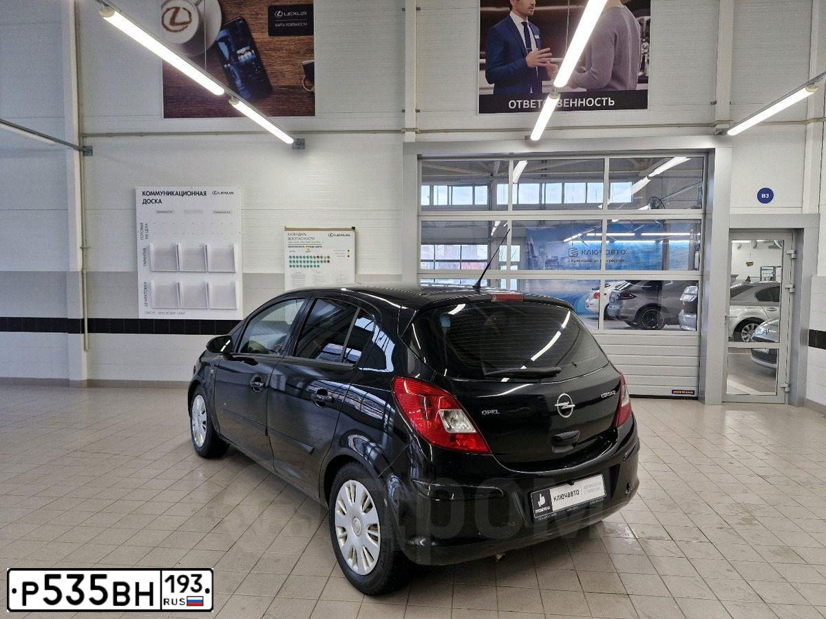 Фото автомобиля OPEL L CORSA, 2007 — госномер Р429НМ190. Цвет: ЧЕРНЫЙ