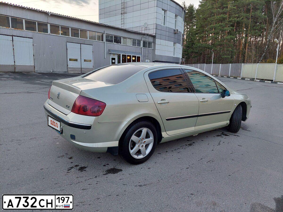 Фото автомобиля PEUGEOT 407, 2004 — госномер В486НУ790. Цвет: БЕЖЕВЫЙ