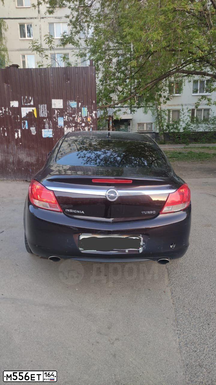 Фото автомобиля OPEL INSIGNIA, 2011 — госномер М556ЕТ164. Цвет: Коричневый
