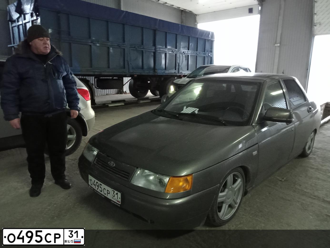 Фото автомобиля BOGDAN 2110/2111, 2013 — госномер О495СР31. Цвет: СВЕТЛО-КОРИЧНЕВЫЙ