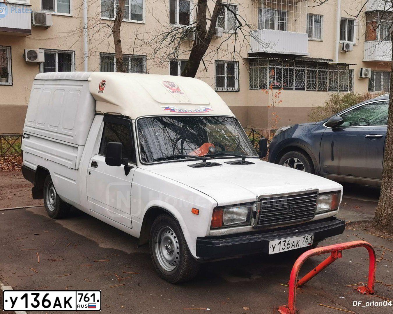 Фото автомобиля IZH 2717, 2012 — госномер С655РУ161. Цвет: Белый