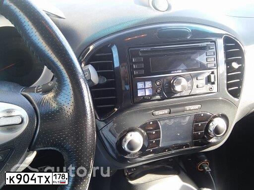 Фото автомобиля NISSAN JUKE, 2011 — госномер К904ТХ178. Цвет: ЧЕРНЫЙ