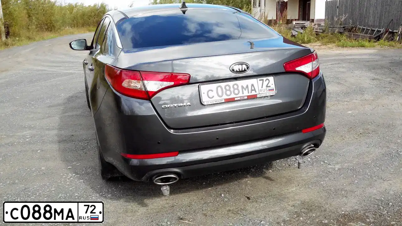 Фото автомобиля KIA MAGENTIS / OPTIMA, 2013 — госномер С088МА72. Цвет: СЕРЫЙ