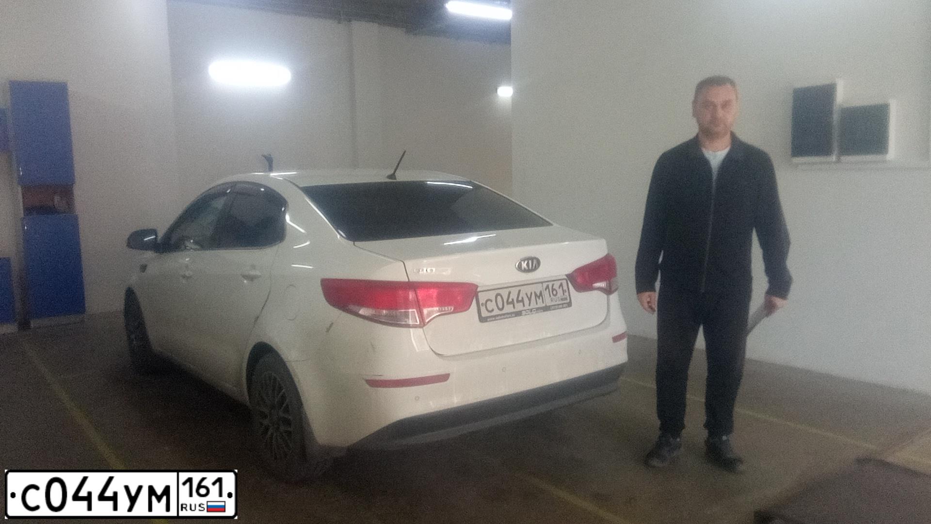 Фото автомобиля HYUNDAI SOLARIS, 2015 — госномер К097ЕК761. Цвет: Белый