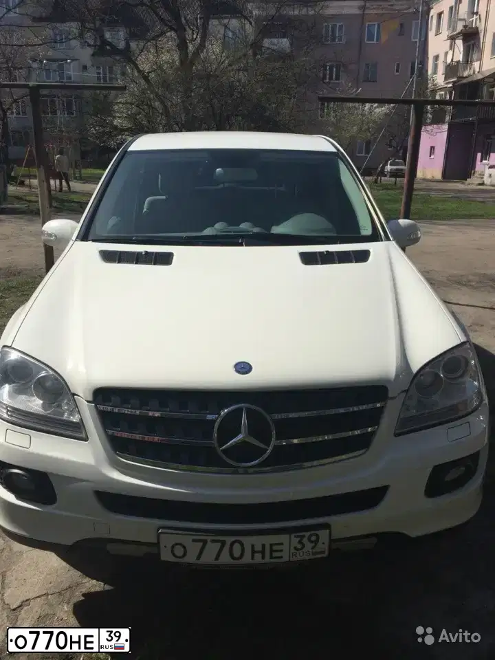 Фото автомобиля MERCEDES-BENZ ML280, 2008 — госномер Т580ЕЕ39