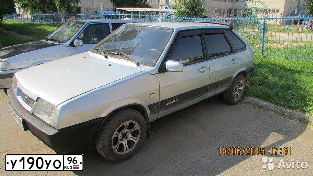 Фото автомобиля LADA 2109 SAMARA, 2002 — госномер У190УО96. Цвет: СЕРО ГОЛУБОЙ