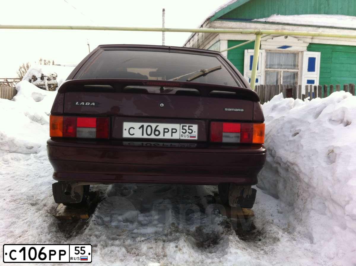 Фото автомобиля LADA 2114 SAMARA, 2011 — госномер В322НС154. Цвет: ТЕМНО-ВИШНЕВЫЙ
