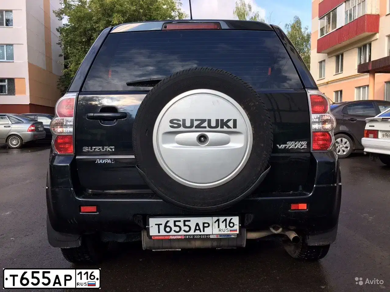 Фото автомобиля SUZUKI /GRAND/ VITARA, 2008 — госномер С297МЕ39. Цвет: ЧЕРНЫЙ