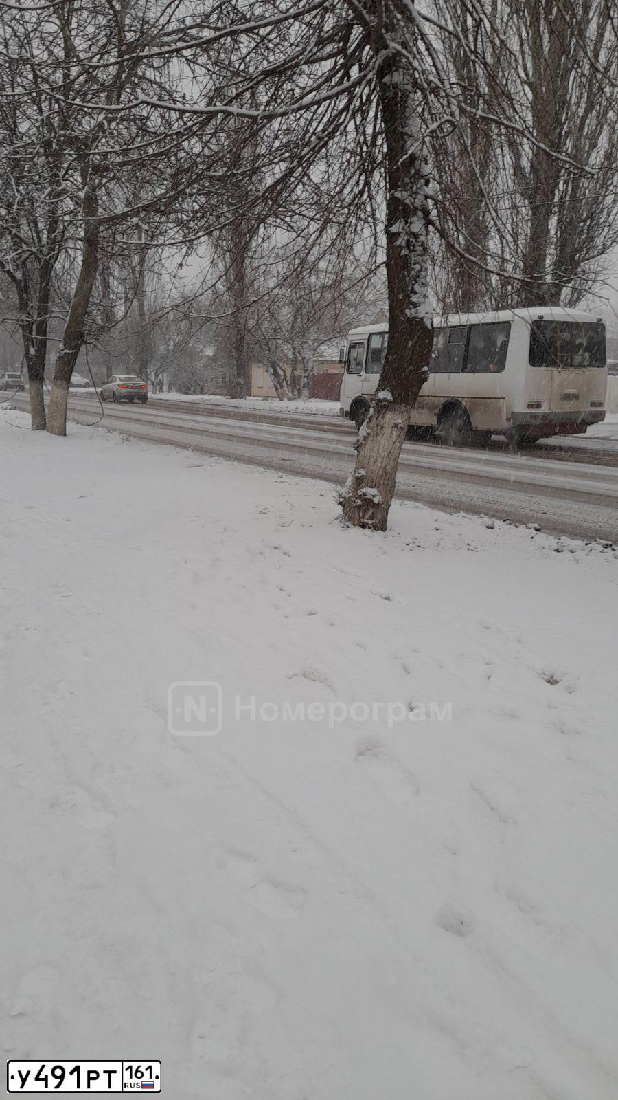 Фото автомобиля PAZ Z 3205, 2013 — госномер У491РТ161. Цвет: БЕЛЫЙ