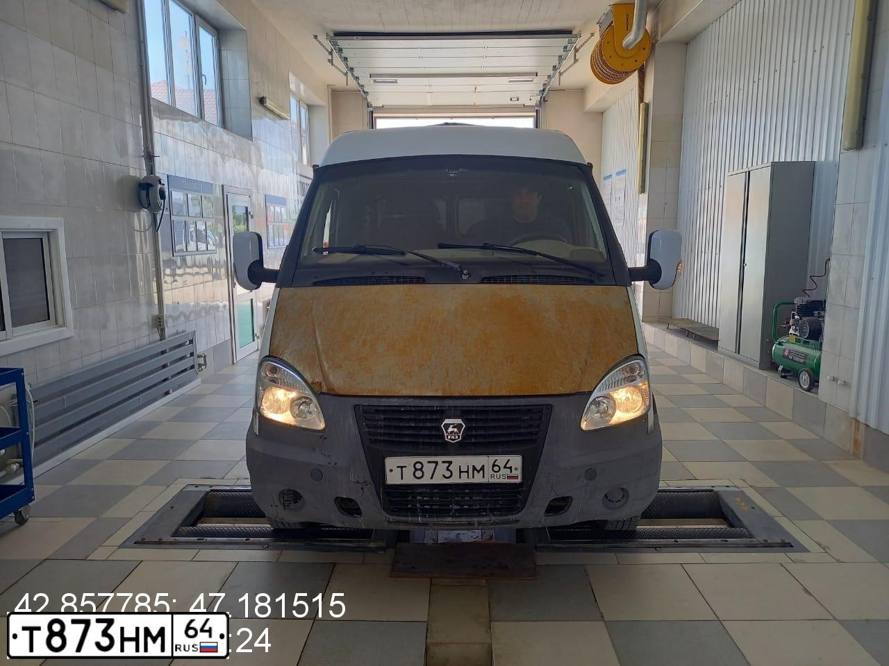 Фото автомобиля GAZ 3302, 2007 — госномер О696ОА05. Цвет: Белый