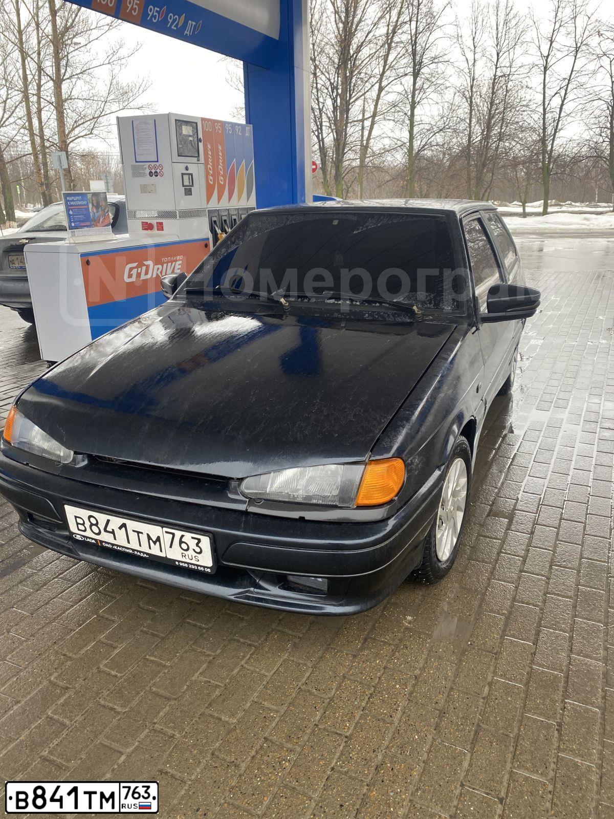 Фото автомобиля LADA 2113 SAMARA, 2007 — госномер В841ТМ763. Цвет: ГРАФИТОВЫ МЕТАЛЛИК