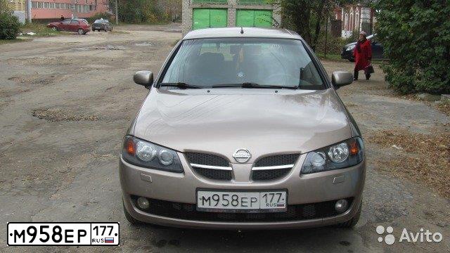 Фото автомобиля NISSAN ALMERA, 2005 — госномер Е095ТХ33. Цвет: БЕЖЕВЫЙ