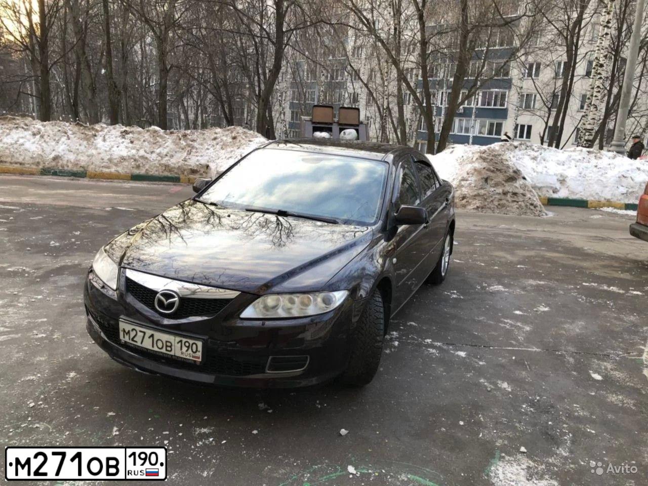 Фото автомобиля MAZDA 6, 2007 — госномер М271ОВ190. Цвет: ВИШНЕВЫЙ ТЕМНЫЙ