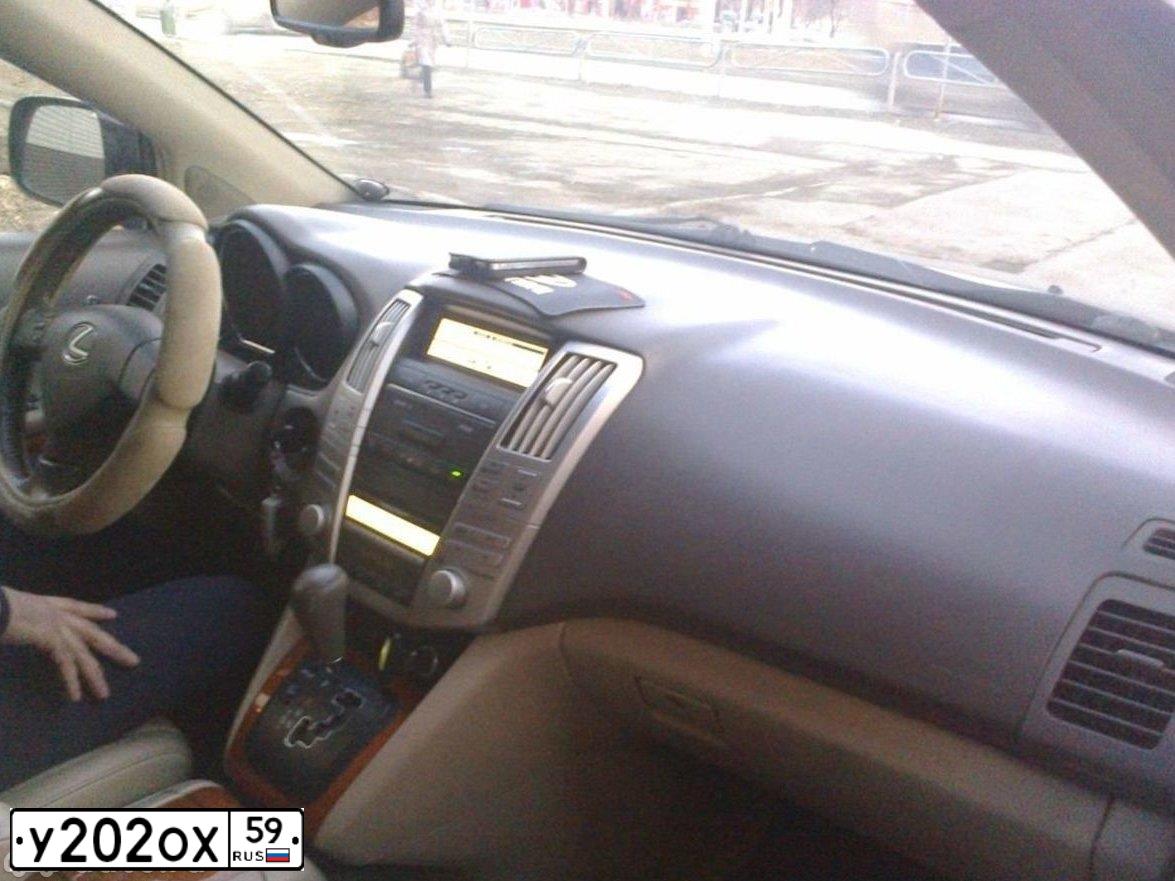 Фото автомобиля LEXUS RX, 2007 — госномер У202ОХ59. Цвет: ЧЕРНЫЙ