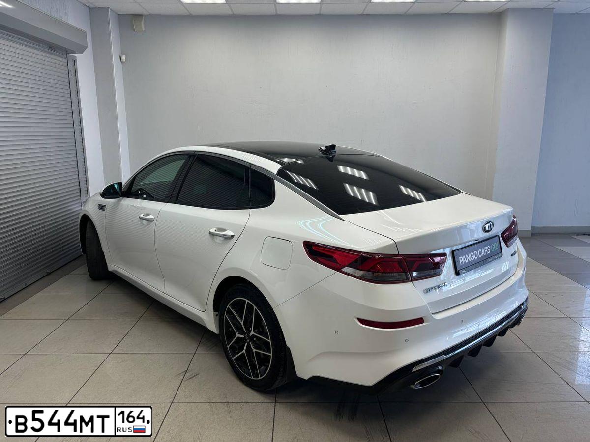 Фото автомобиля KIA MAGENTIS / OPTIMA, 2019 — госномер В544МТ164. Цвет: Белый