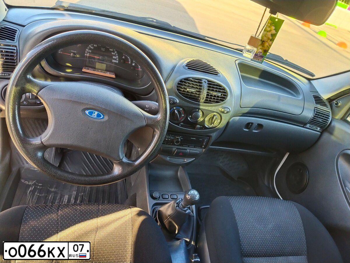 Фото автомобиля LADA 1119 KALINA, 2012 — госномер О006КХ07. Цвет: Белый