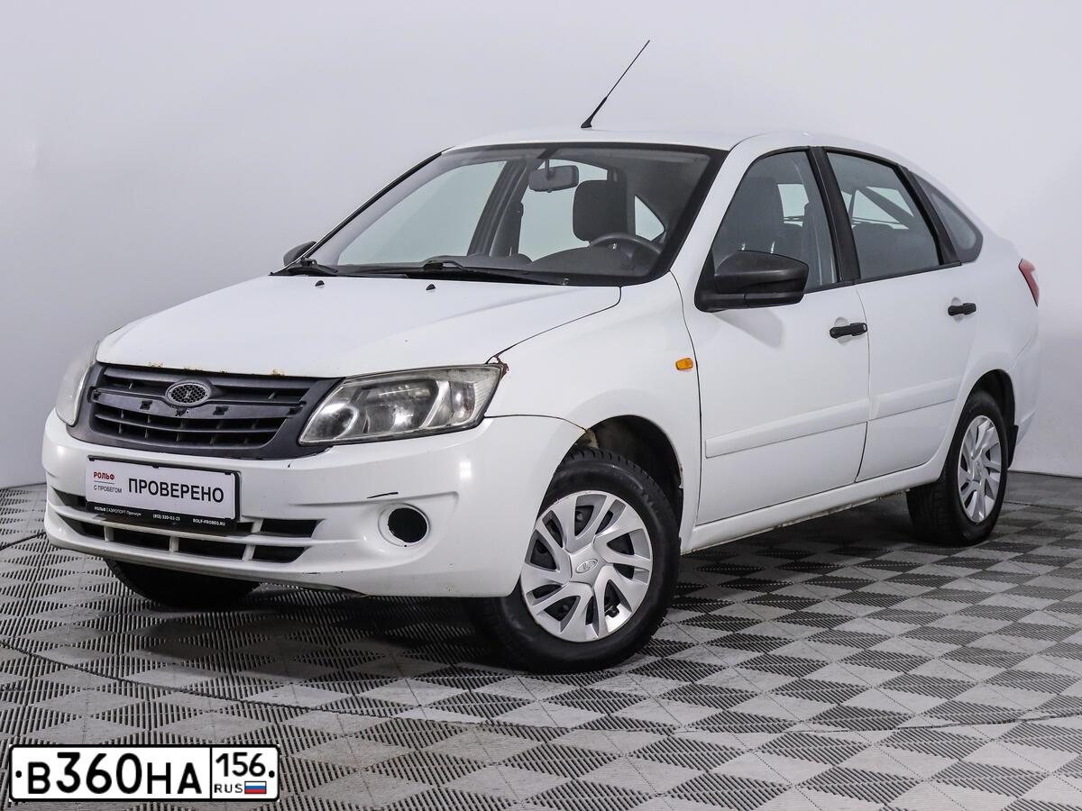 Фото автомобиля LADA GRANTA, 2015 — госномер С598КЕ761. Цвет: Белый