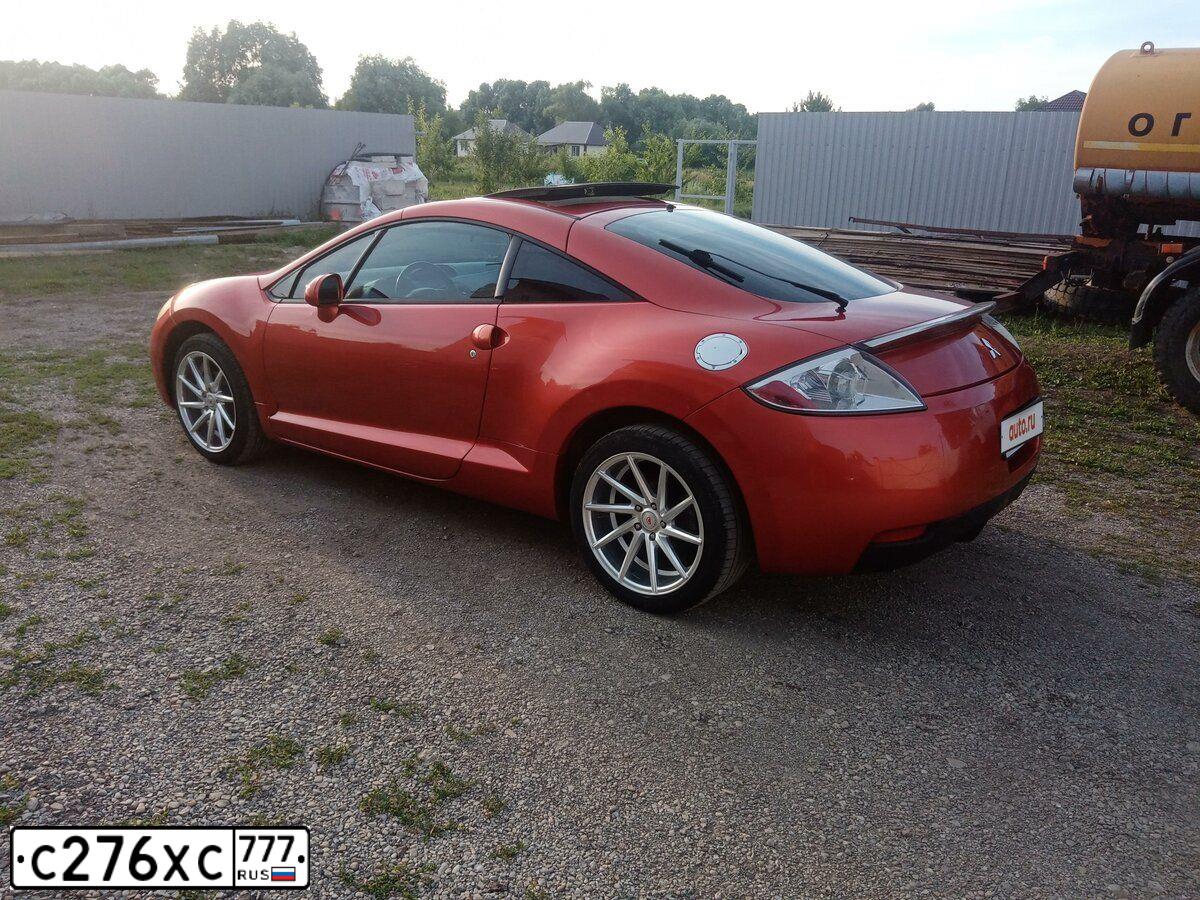 Фото автомобиля MITSUBISHI ECLIPSE, 2005 — госномер М835КЕ716. Цвет: Оранжевый