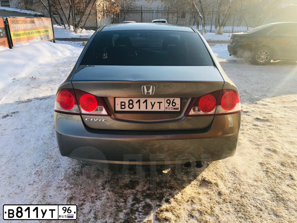 Фото автомобиля HONDA CIVIC, 2007 — госномер Н107АК159. Цвет: СЕРЫЙ