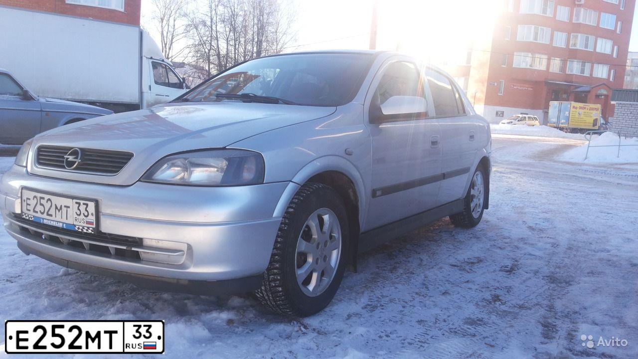Фото автомобиля OPEL ASTRA, 2003 — госномер Е252МТ33. Цвет: БЕЛЫЙ(СЕРЕБРИСТЫЙ