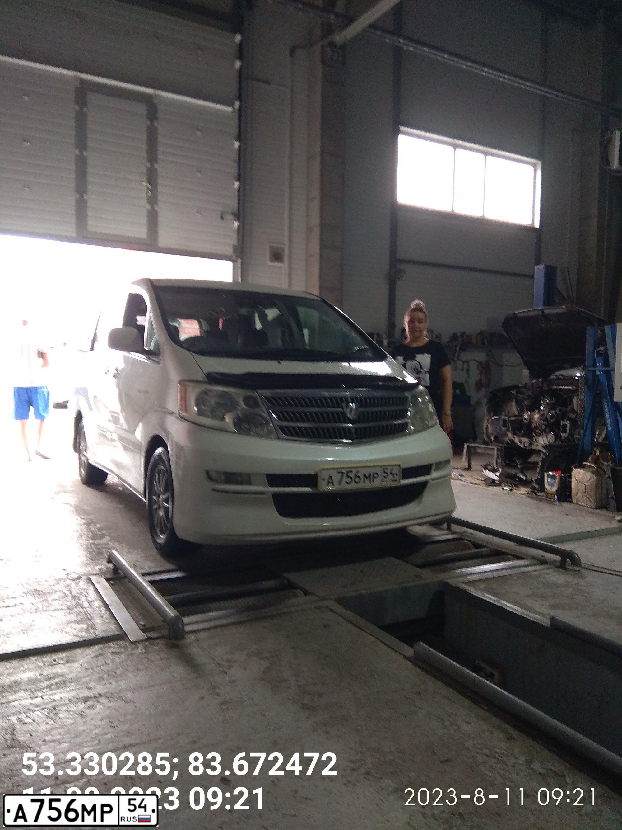 Фото автомобиля TOYOTA ALPHARD, 2002 — госномер К262ЕА122
