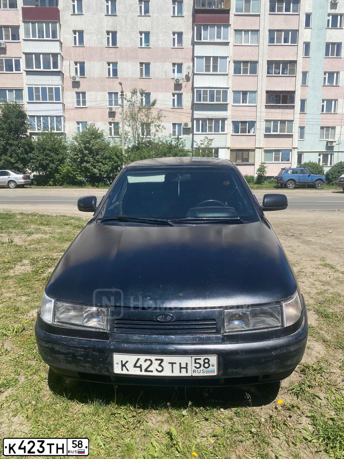 Фото автомобиля LADA 2112, 2004 — госномер Т510НА58. Цвет: СЕРЕБРИСТО-СЕРО-ЧЕРНЫЙ