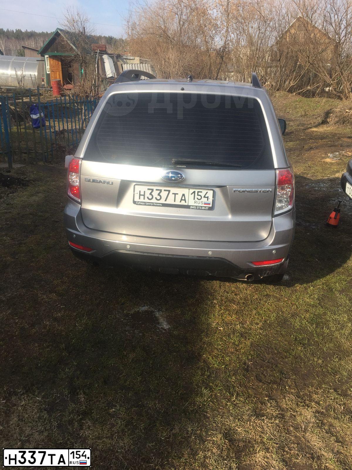 Фото автомобиля SUBARU FORESTER, 2008 — госномер Н337ТА154. Цвет: СЕРЕБРИСТЫЙ