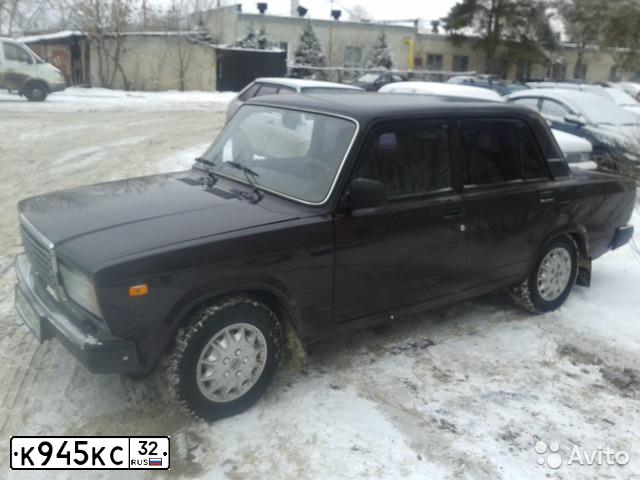 Фото автомобиля LADA 2107, 2009 — госномер М022МВ67. Цвет: ТЕМНО-КОРИЧНЕВЫЙ