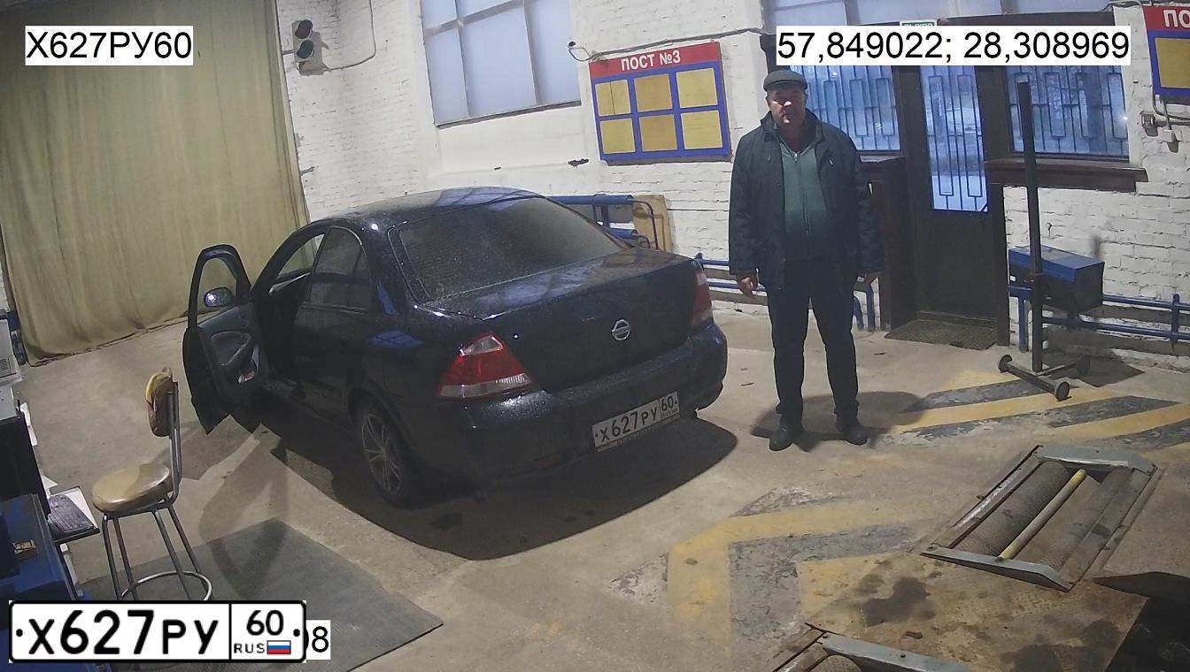 Фото автомобиля NISSAN ALMERA, 2007 — госномер С569СМ60. Цвет: ЧЕРНЫЙ