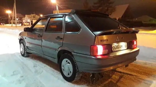 Фото автомобиля LADA 2114 SAMARA, 2012 — госномер О080АМ102. Цвет: СРЕДНИЙ СЕРО ЗЕЛЕНЫЙ МЕТА