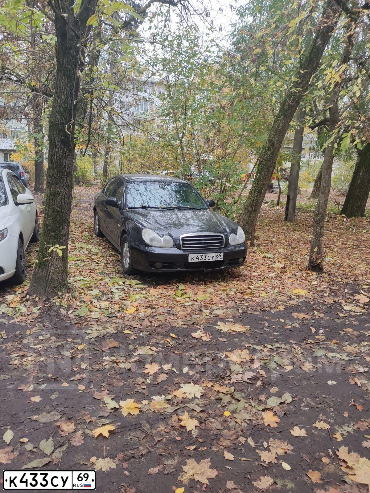 Фото автомобиля TAGAZ SONATA, 2006 — госномер Т977ТХ102. Цвет: ЧЕРНЫЙ