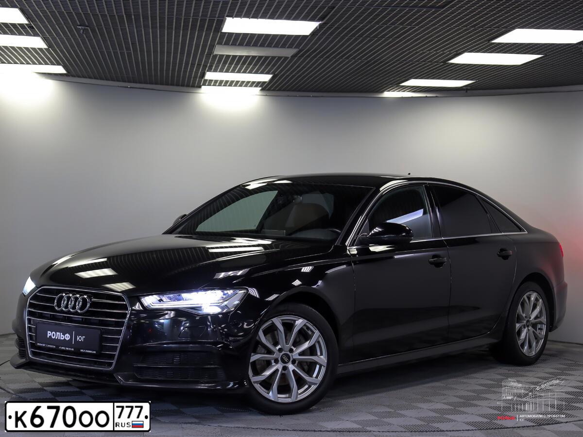Фото автомобиля AUDI АУДИ A6, 2018 — госномер А001ОС790. Цвет: ЧЕРНЫЙ