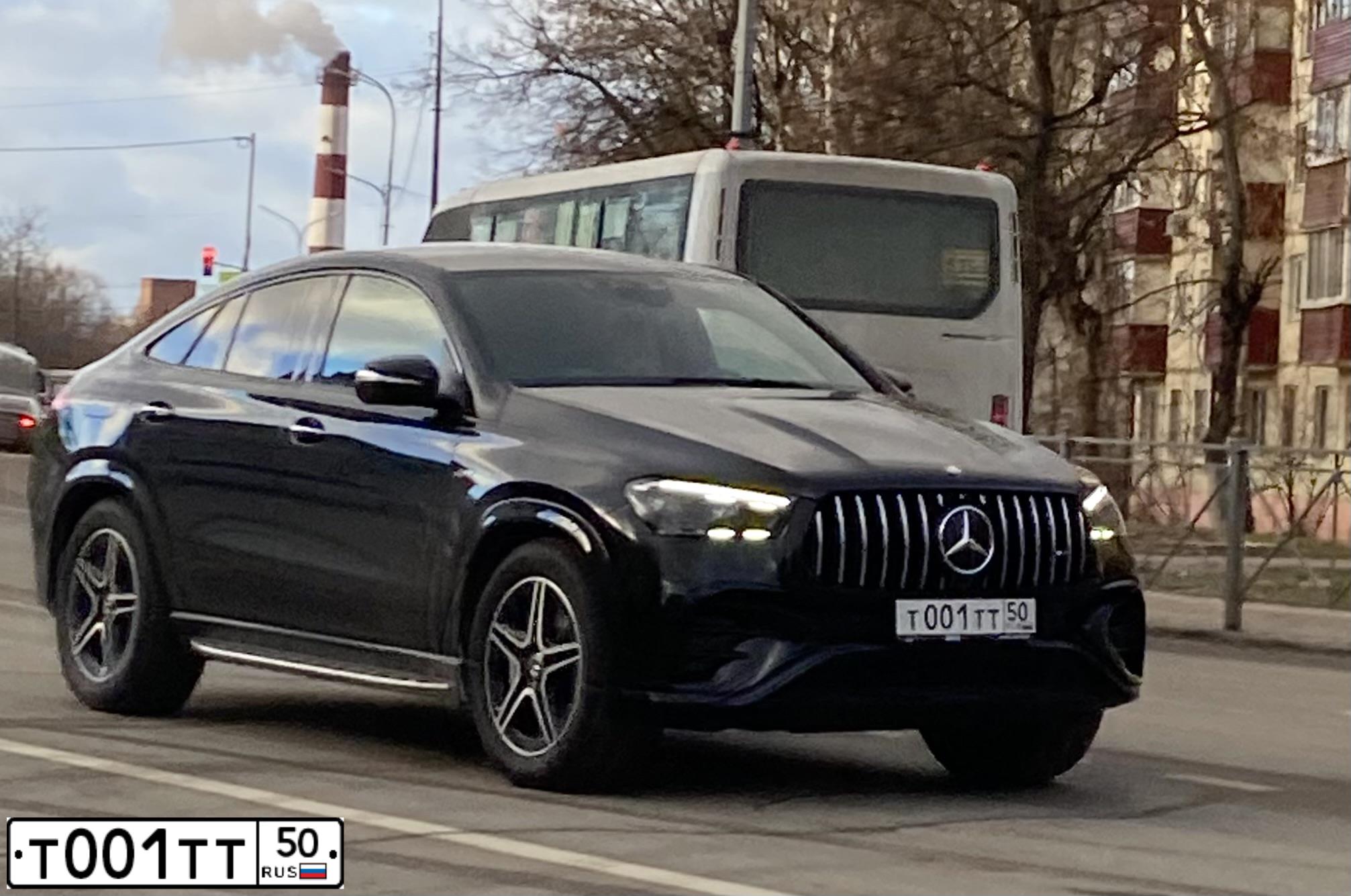 Фото автомобиля MERCEDES S-KLASSE, 1992 — госномер Т001ТТ50. Цвет: ЧЕРНЫЙ