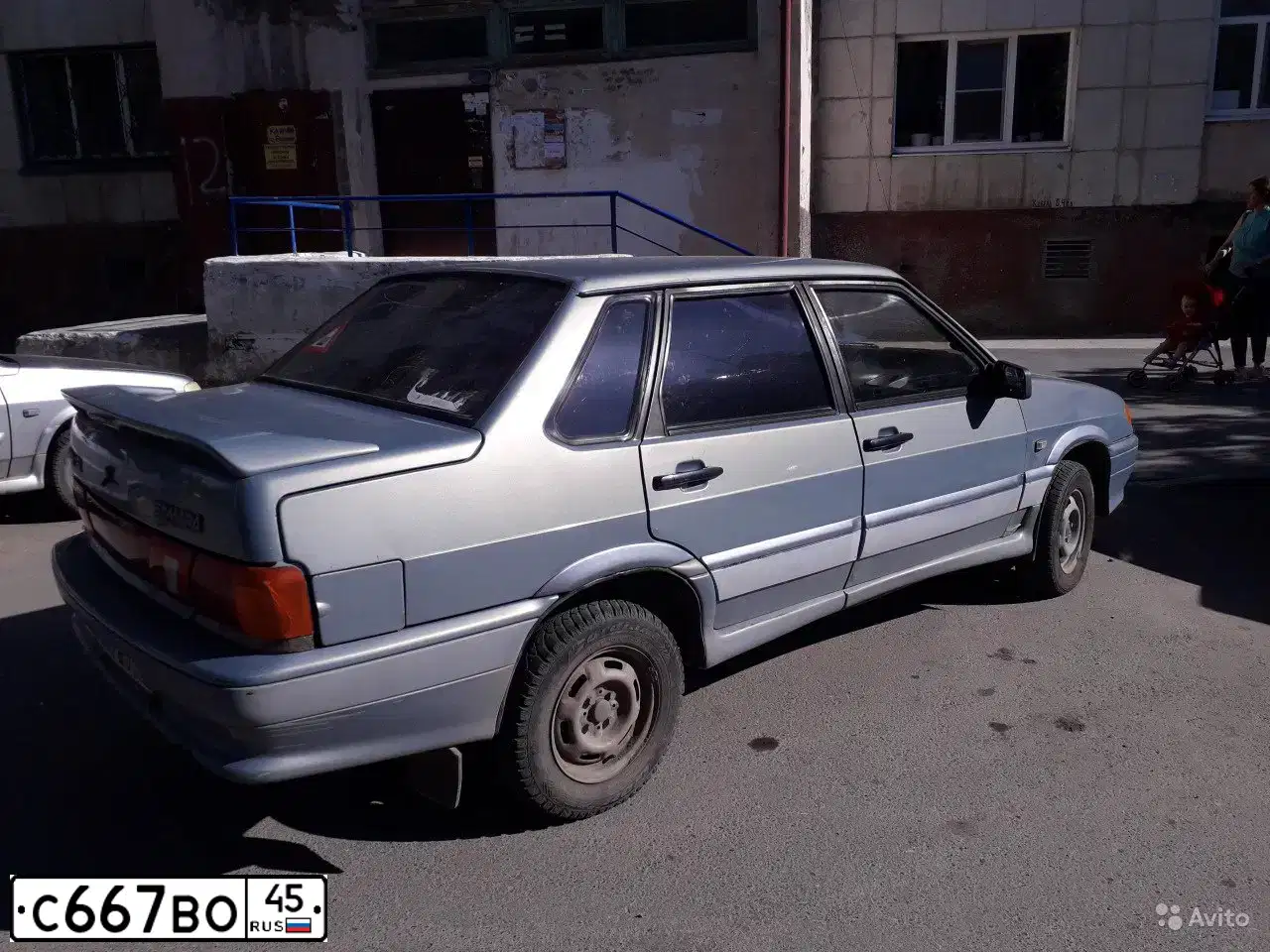 Фото автомобиля LADA 2115 SAMARA, 2003 — госномер С667ВО45. Цвет: ЗОЛОТИСТО-СЕРЫЙ