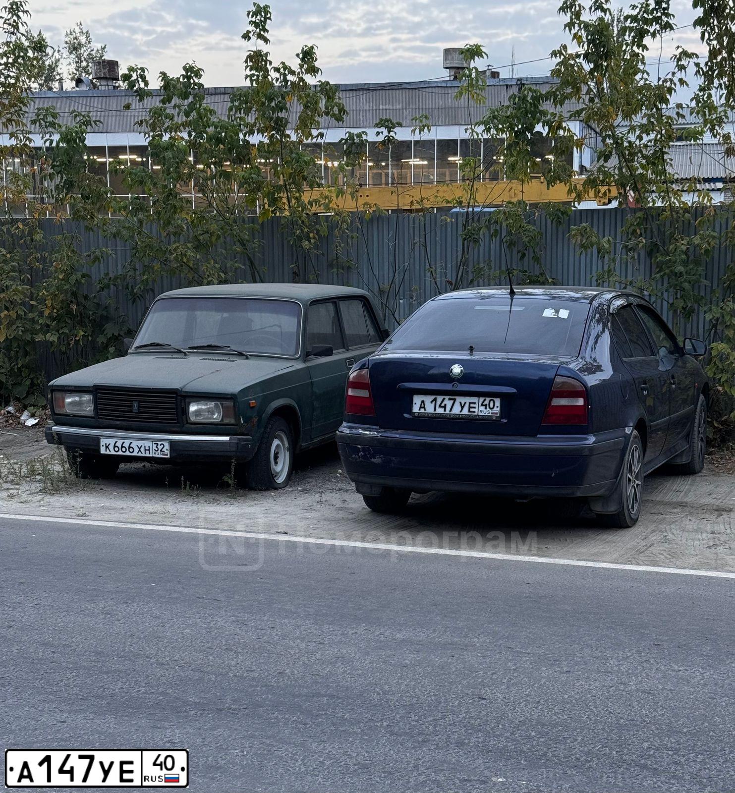 Фото автомобиля SKODA OCTAVIA, 1999 — госномер У377ТВ57