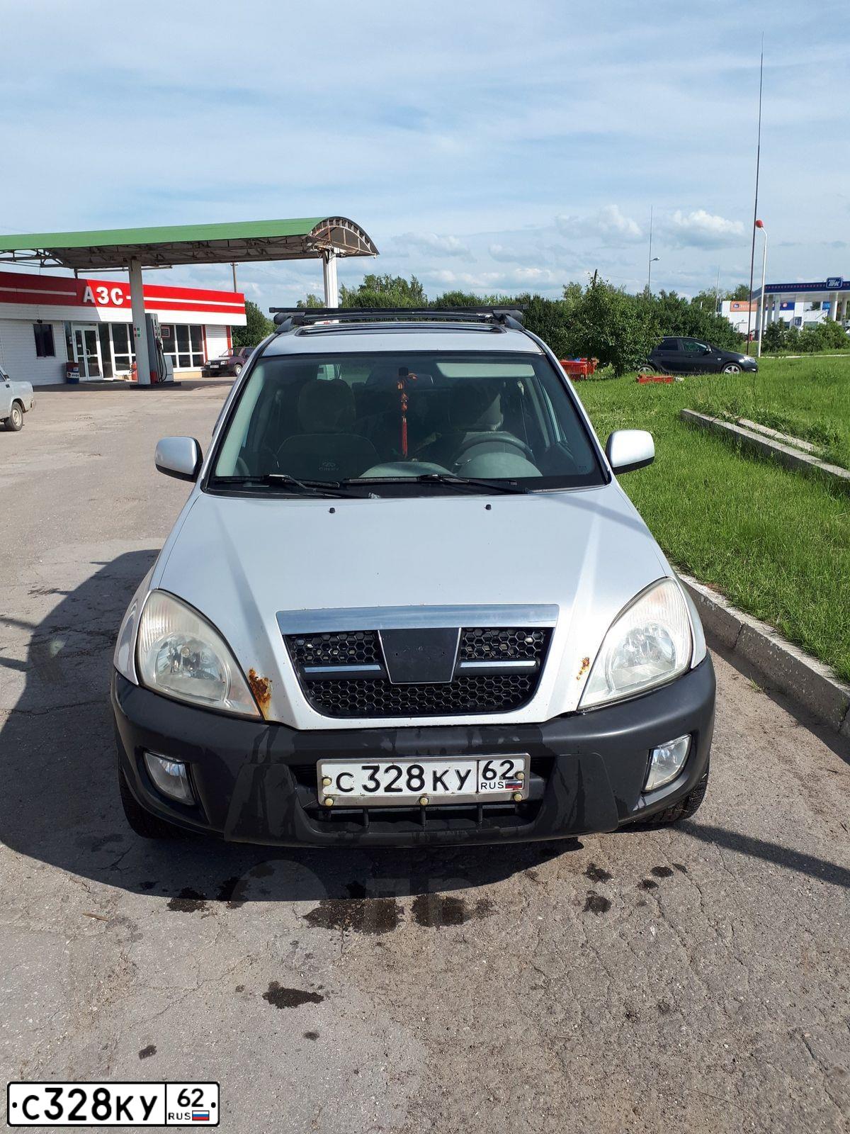 Фото автомобиля CHERY TIGGO, 2007 — госномер С328КУ62. Цвет: Серебристый