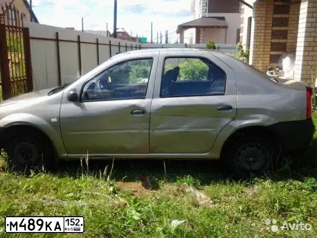 Фото автомобиля RENAULT LOGAN, 2010 — госномер В631НУ37. Цвет: БЕЖЕВЫЙ
