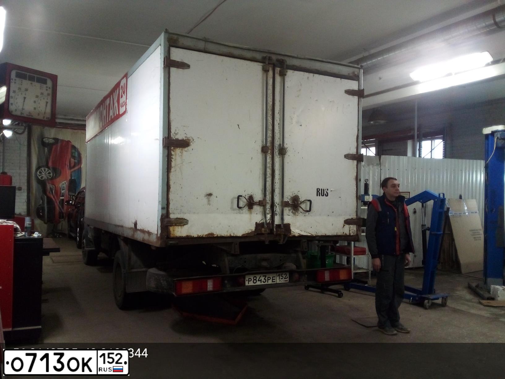 Фото автомобиля GAZ Z 3310 WALDAI, 2008 — госномер Р843РЕ152. Цвет: СВЕТЛО-СЕРЫЙ