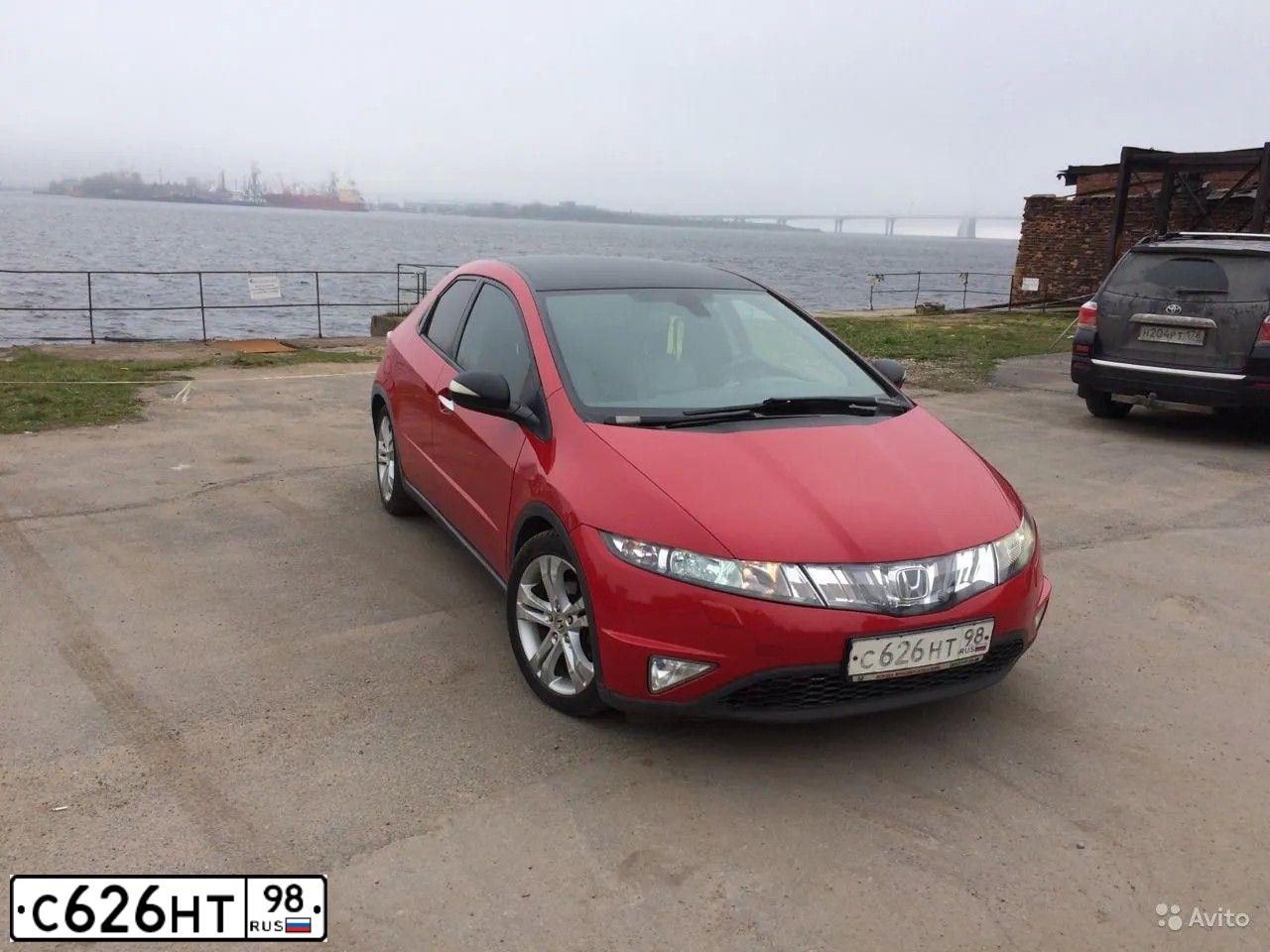 Фото автомобиля HONDA CIVIC, 2008 — госномер Н365СВ198