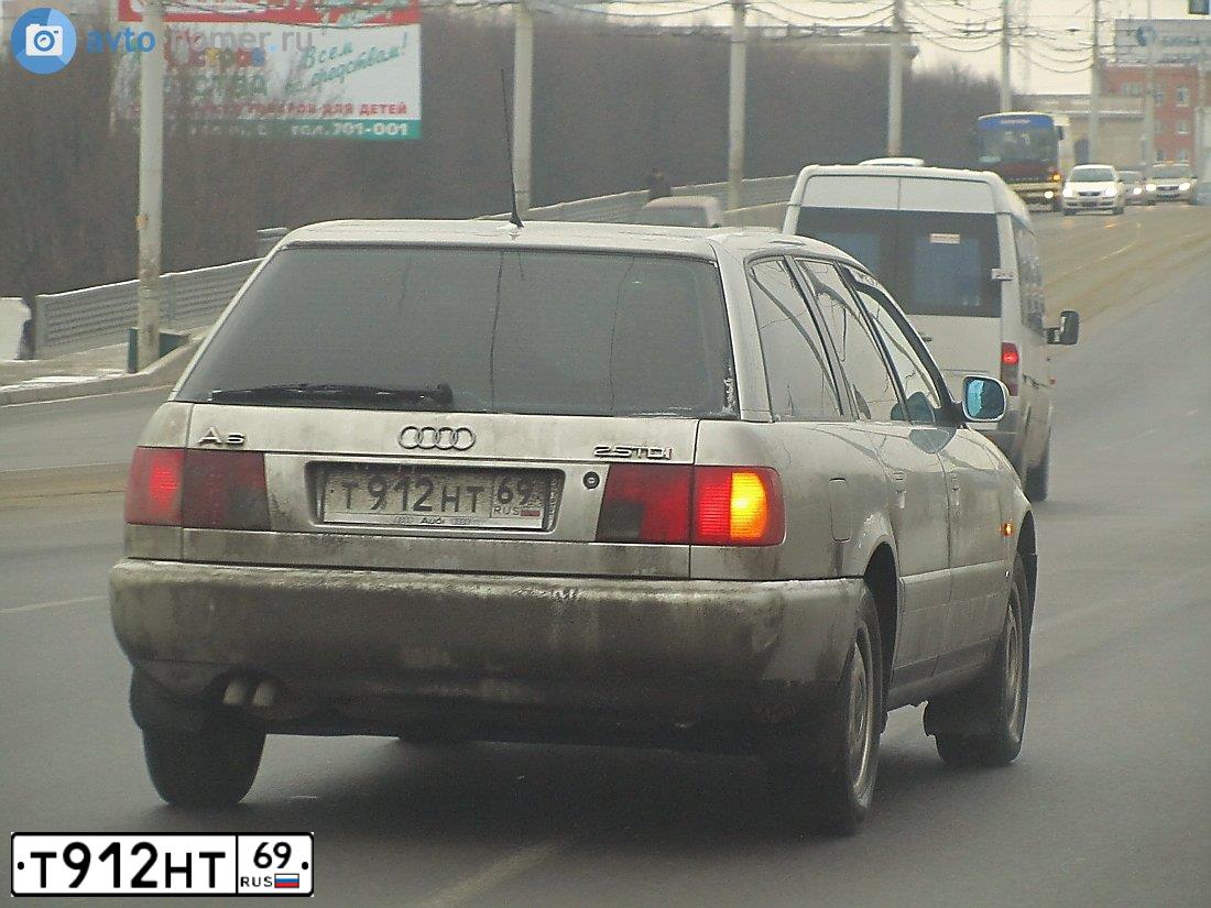 Фото автомобиля AUDI АУДИ 100, 1995 — госномер Т912НТ69. Цвет: СЕРЫЙ МЕТАЛЛИК