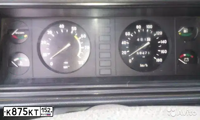 Фото автомобиля LADA 2107, 2007 — госномер У555КМ52. Цвет: Темно-зеленый