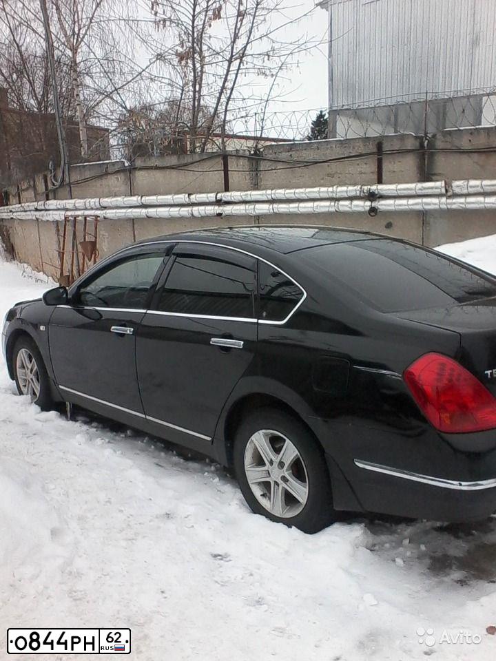 Фото автомобиля NISSAN TEANA, 2007 — госномер О844РН62. Цвет: ЧЕРНЫЙ